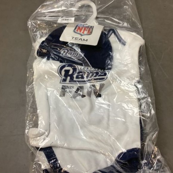 La Rams "Newest Fan" 3 Piece Outfit - Size 3-6m NWT - Picture 4 of 4